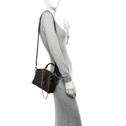 Louis Vuitton Monogram Petite Malle Souple Black 2 of 9