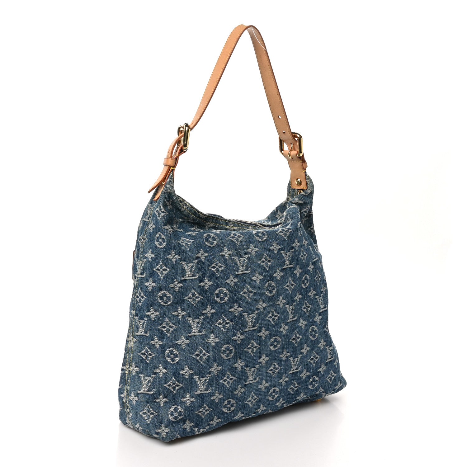 Louis Vuitton Denim Baggy GM Blue 3 of 9