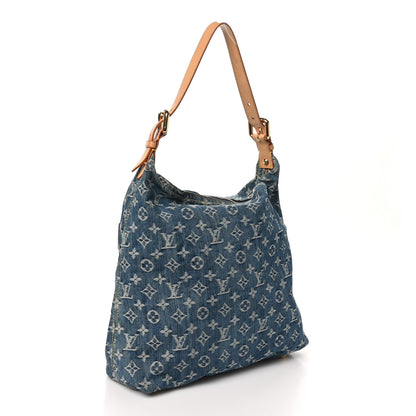 Louis Vuitton Denim Baggy GM Blue 3 of 9