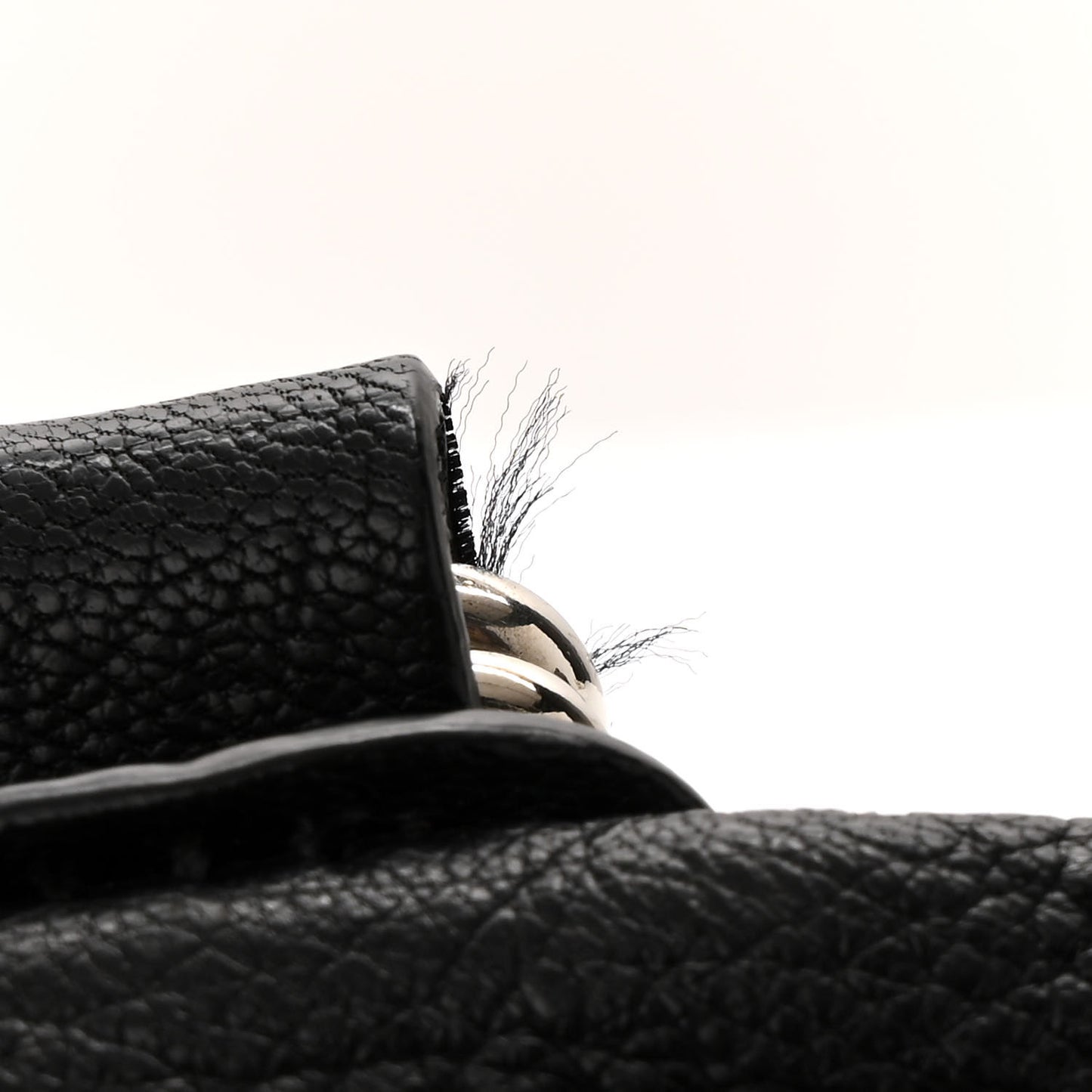 Sugar Goatskin Small Pandora Black
