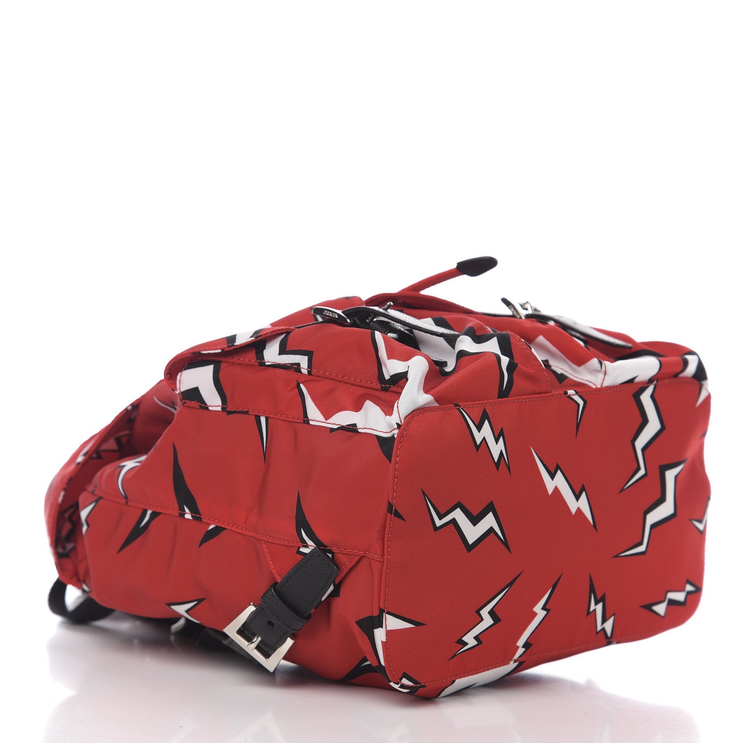 X UNIVERSAL STUDIOS Tessuto Nylon Saffiano Thunder Frankenstein Backpack Rosso Black
