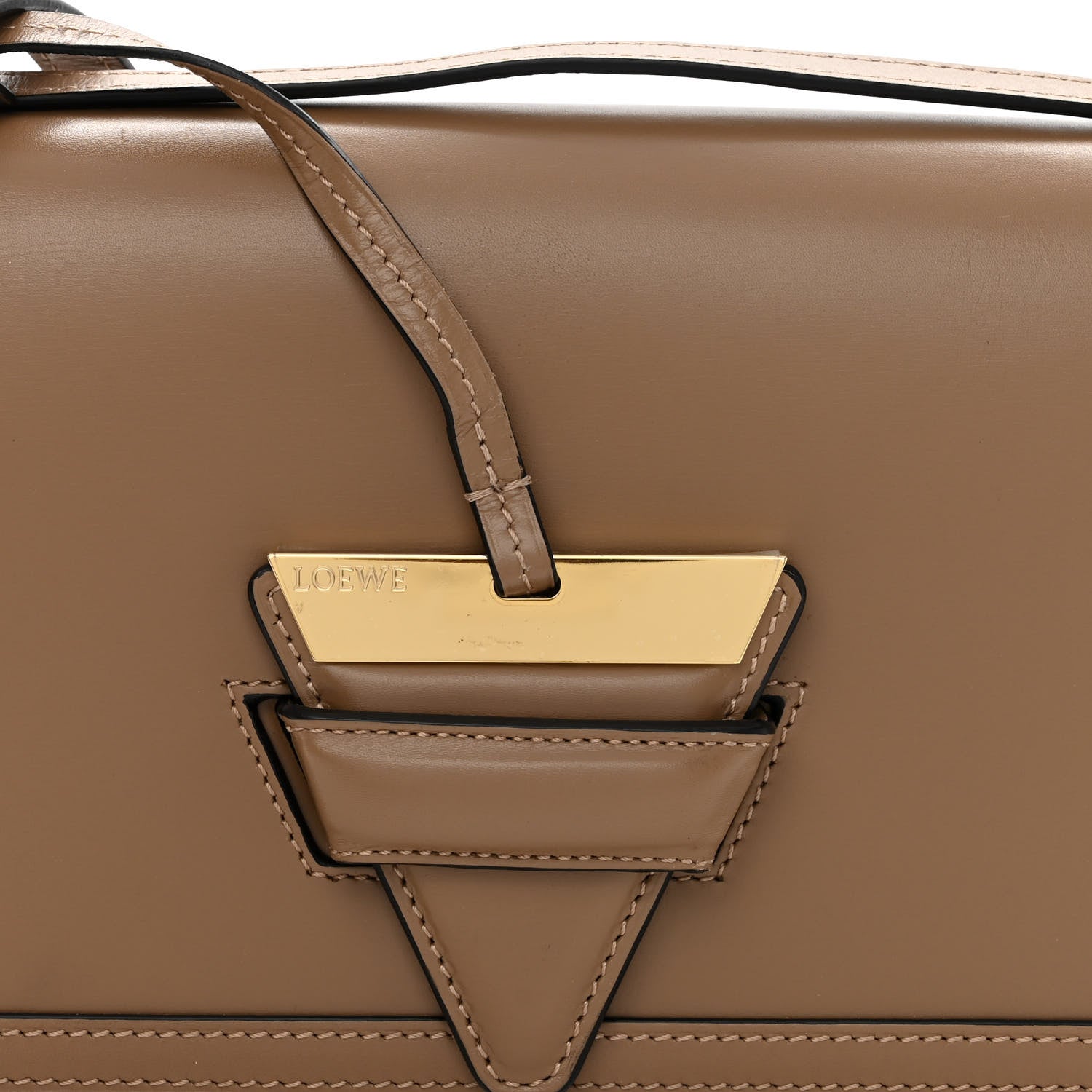 Loewe Calfskin Medium Barcelona Shoulder Bag Mink 7 of 9