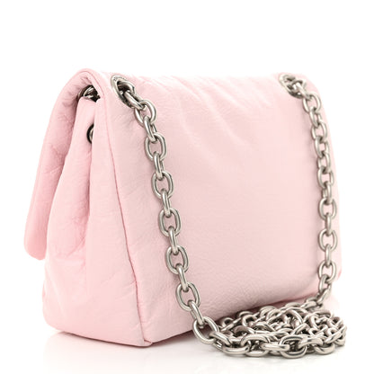 Balenciaga Arena Calfskin Mini Monaco Chain Shoulder Bag Petal Pink 3 of 10