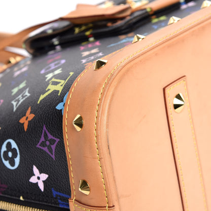 Louis Vuitton Monogram Multicolor Alma GM Black 8 of 15