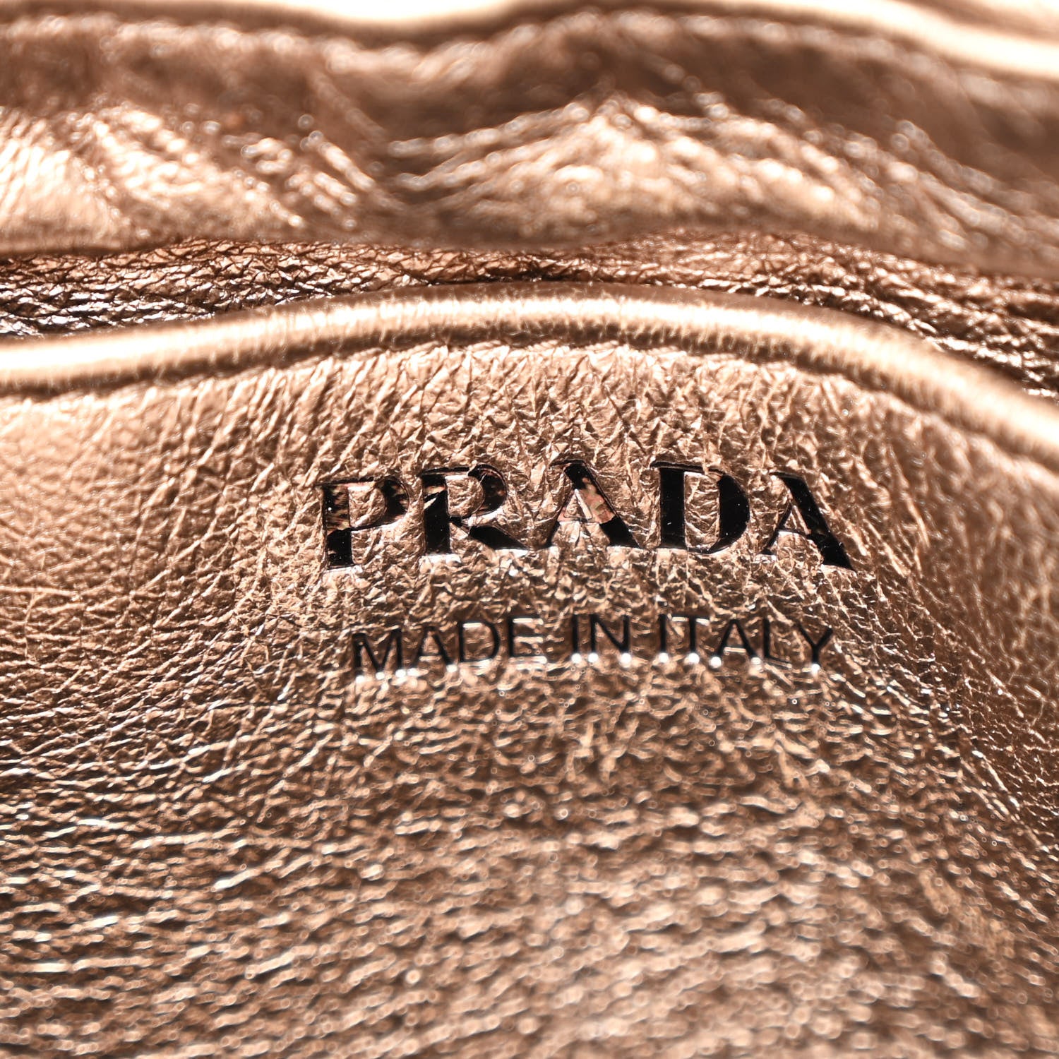 Prada Metallic Ayers Impunture Diagramme Crossbody Bag Quarzo Mordo 6 of 18