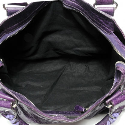 Balenciaga Agneau Giant 21 Silver Hardware City Raisin Purple 4 of 7