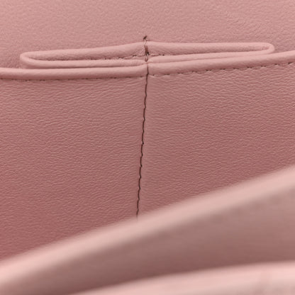 Chanel Caviar Quilted Medium Double Flap Light Pink 11 of 13