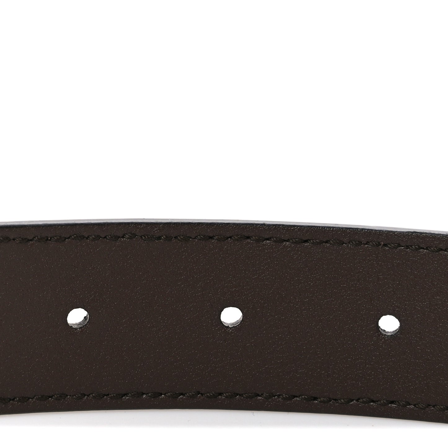 GG Supreme Monogram Matte Plutone Calfskin Double G 30mm Belt 70 28 Beige Ebony New Acero