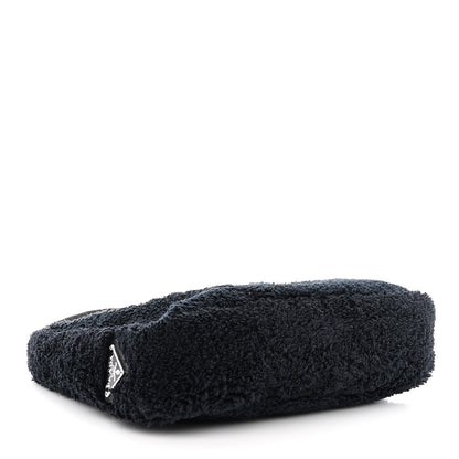 Prada Terry Cloth Mini Re-Edition 2000 Bag Black White 4 of 10