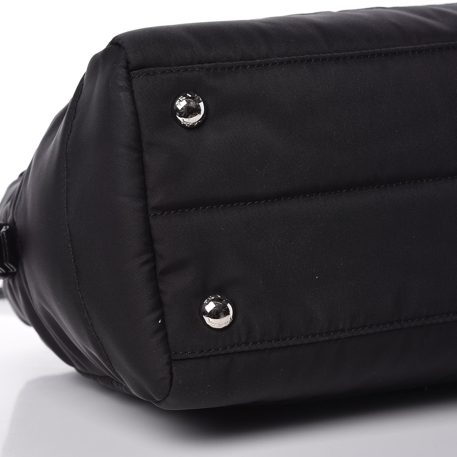 Prada Nylon Tessuto Quilted Bowler Black 9 of 10