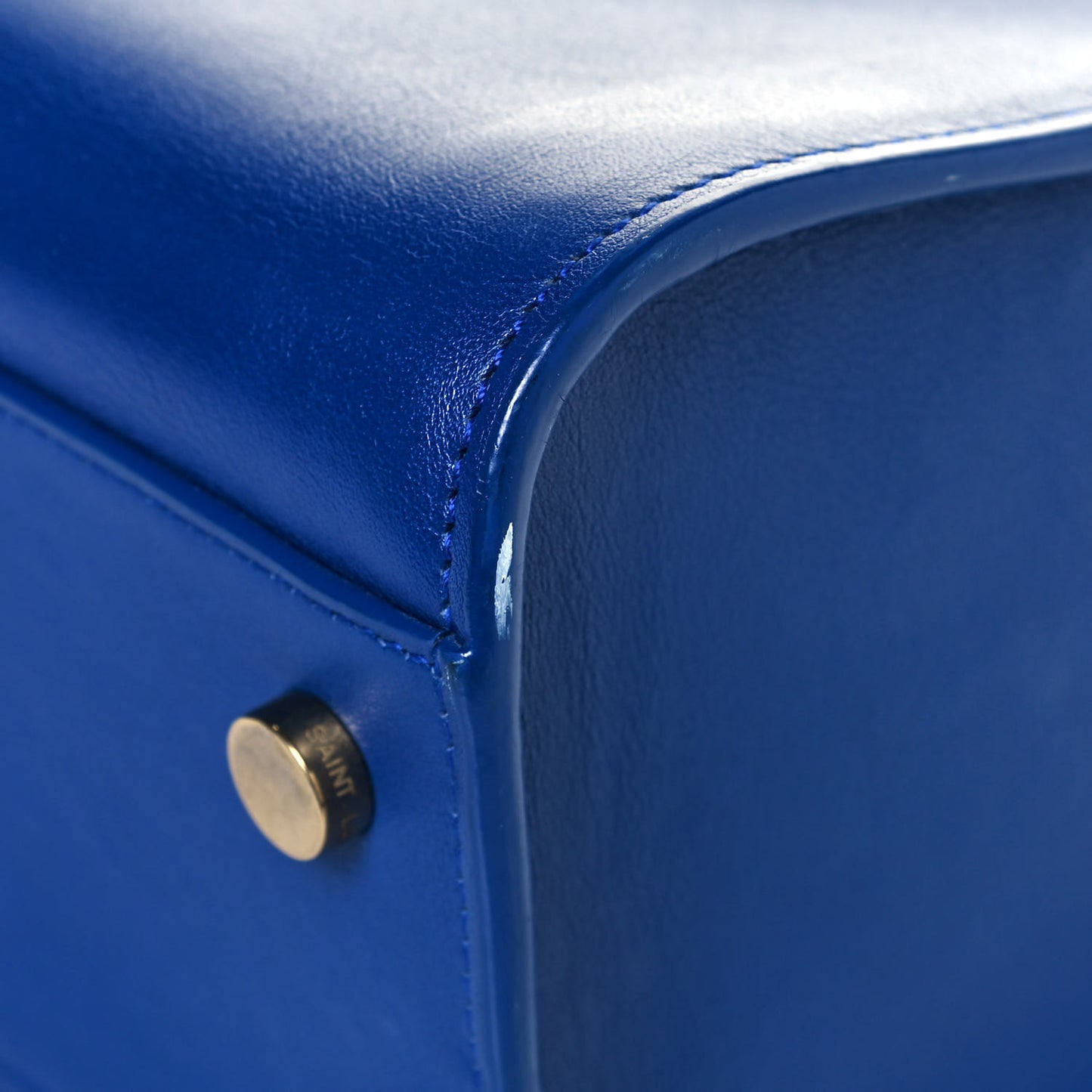 Calfskin Monogram Baby Cabas Blue