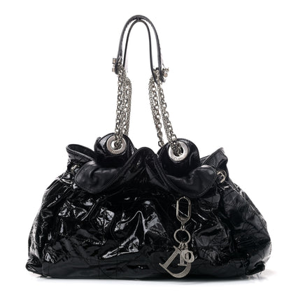 Christian Dior Patent Cannage Medium Le Trente Tote Black 1 of 5