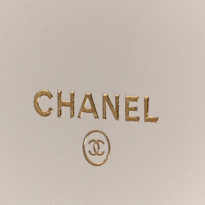 Chanel Caviar Quilted Classic 4 Key Holder Wallet White 6 of 9