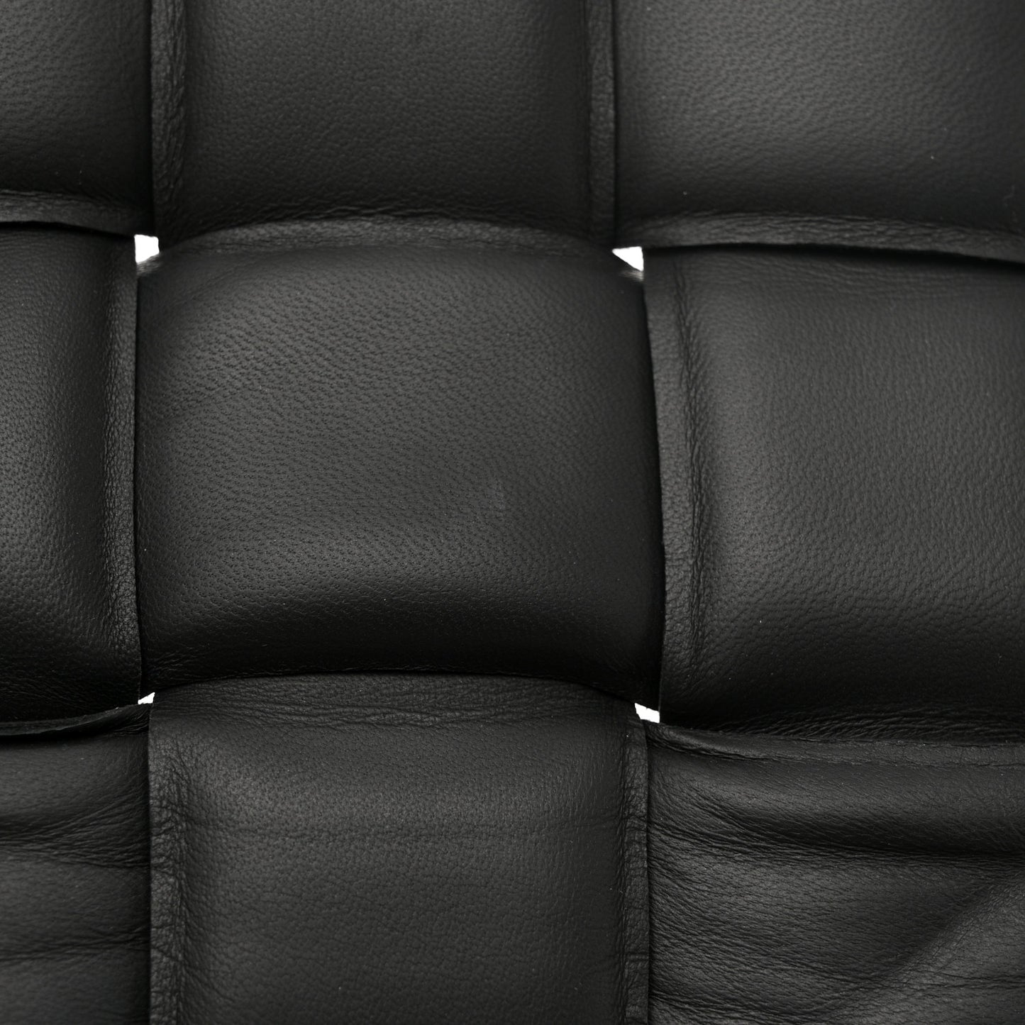 Nappa Maxi Intreccio Padded Cassette Crossbody Bag Black