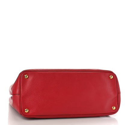 Prada Saffiano Medium Galleria Double Zip Tote Fuoco 4 of 8