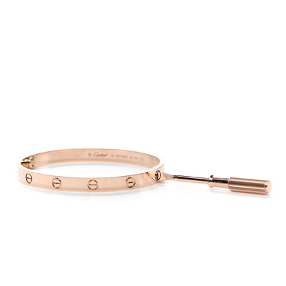 Cartier 18K Pink Gold LOVE Bracelet 18 4 of 6