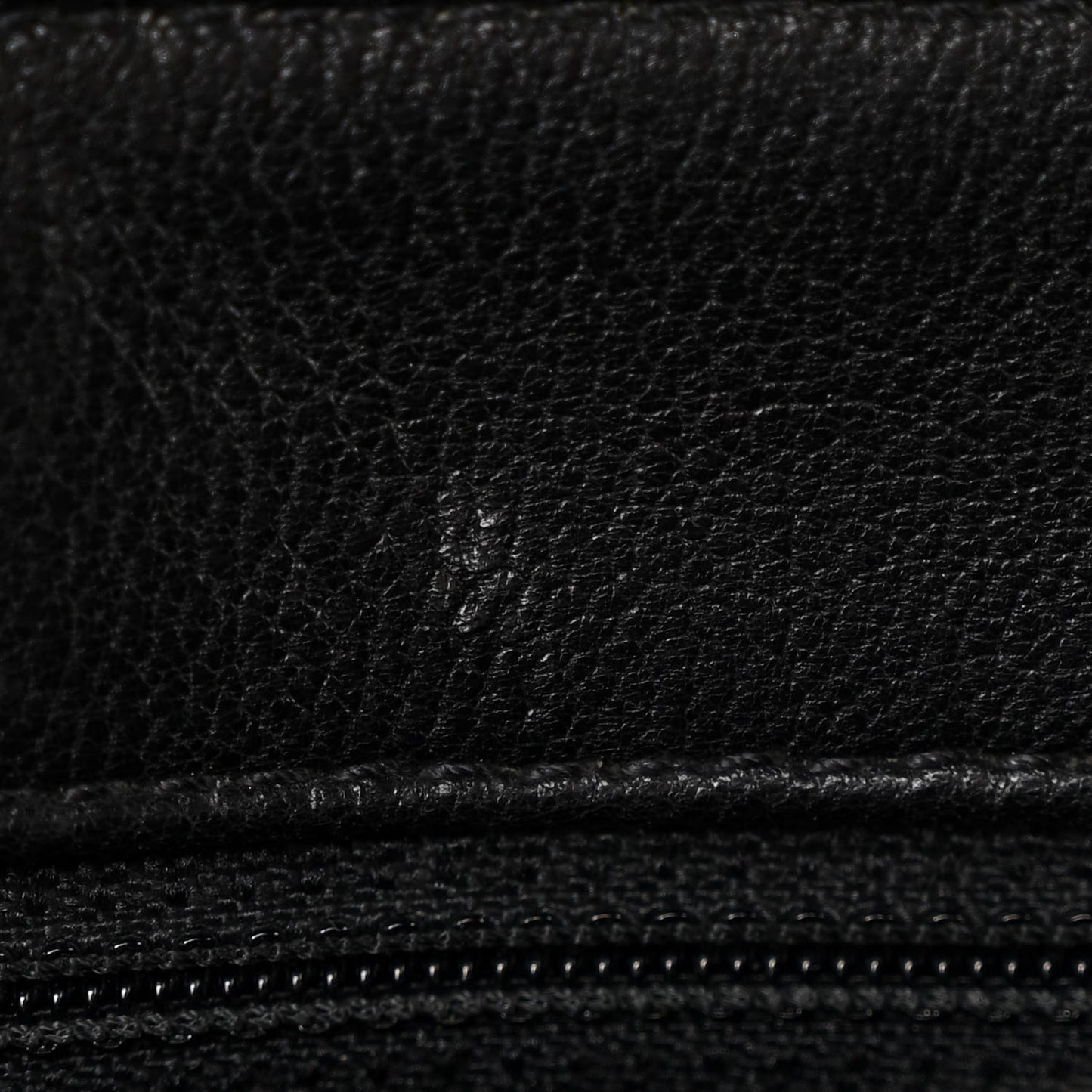 Sheepskin Chevron Quilted Vintage Mademoiselle Flap Black