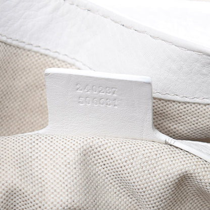 Gucci Calfskin Techno Horsebit Large Flap White 7 of 12