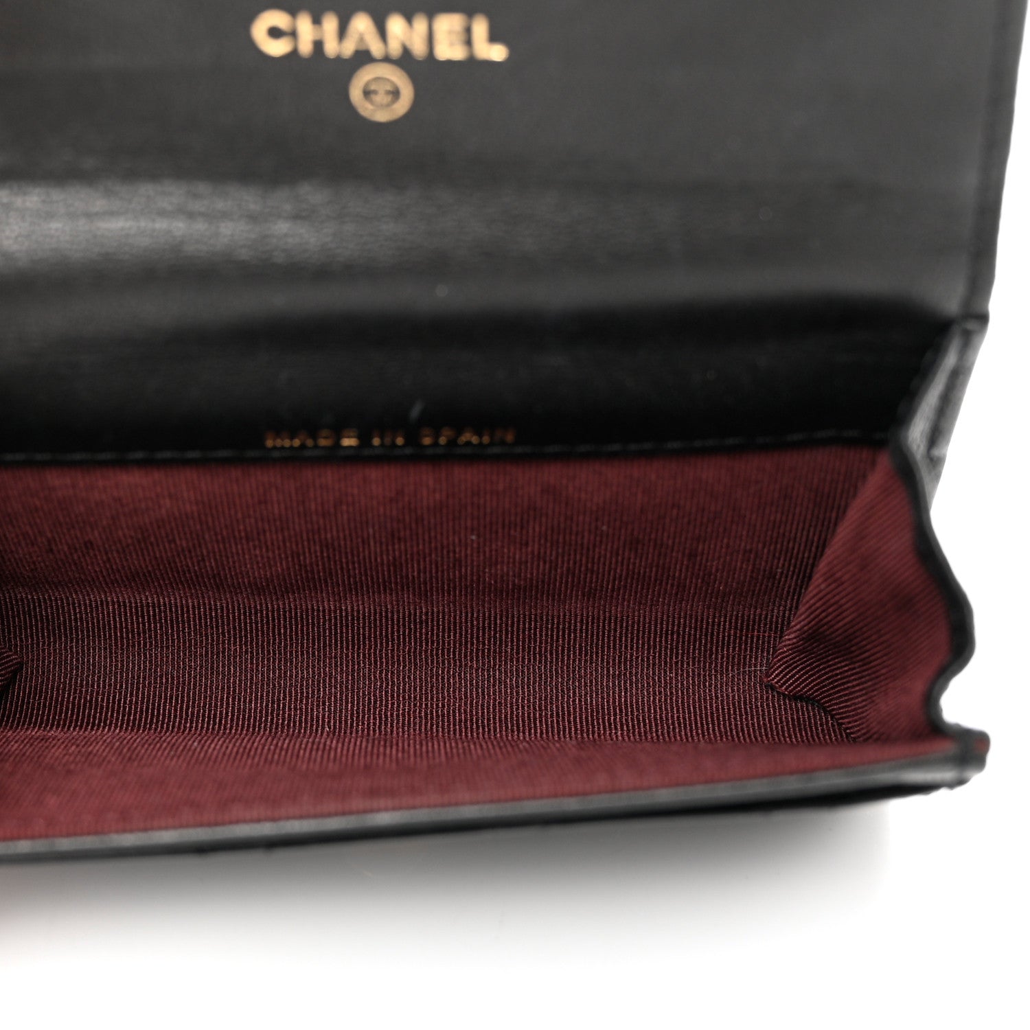 Chanel Aged Calfskin Quilted Reissue Flap Card Holder Black 5 of 11