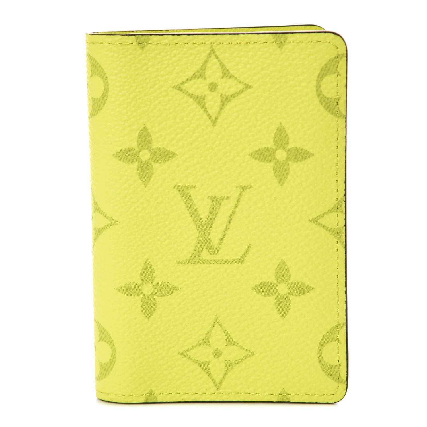 Louis Vuitton Monogram Taiga Pocket Organizer Yellow 1 of 7