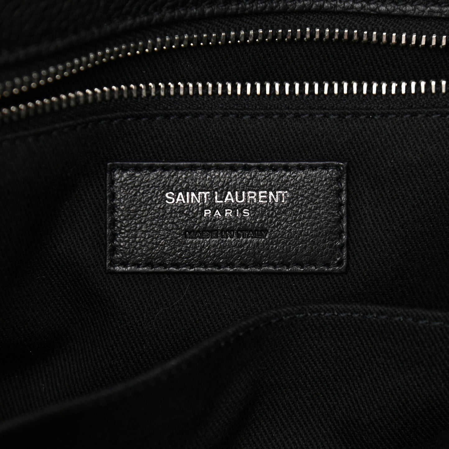 Grained Calfskin Small Supple Sac De Jour Duffle Black