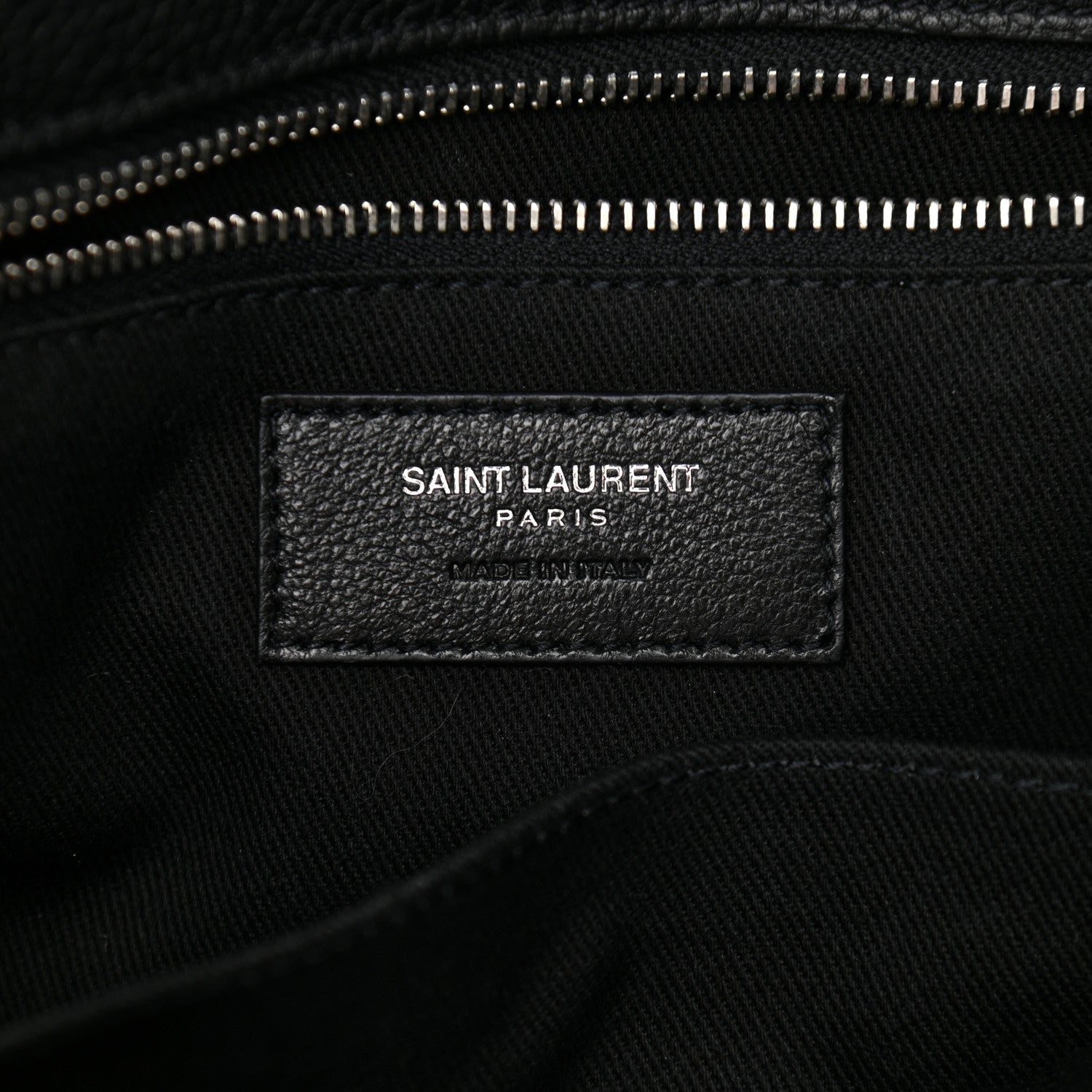 Saint Laurent Grained Calfskin Small Supple Sac De Jour Duffle Black 6 of 11