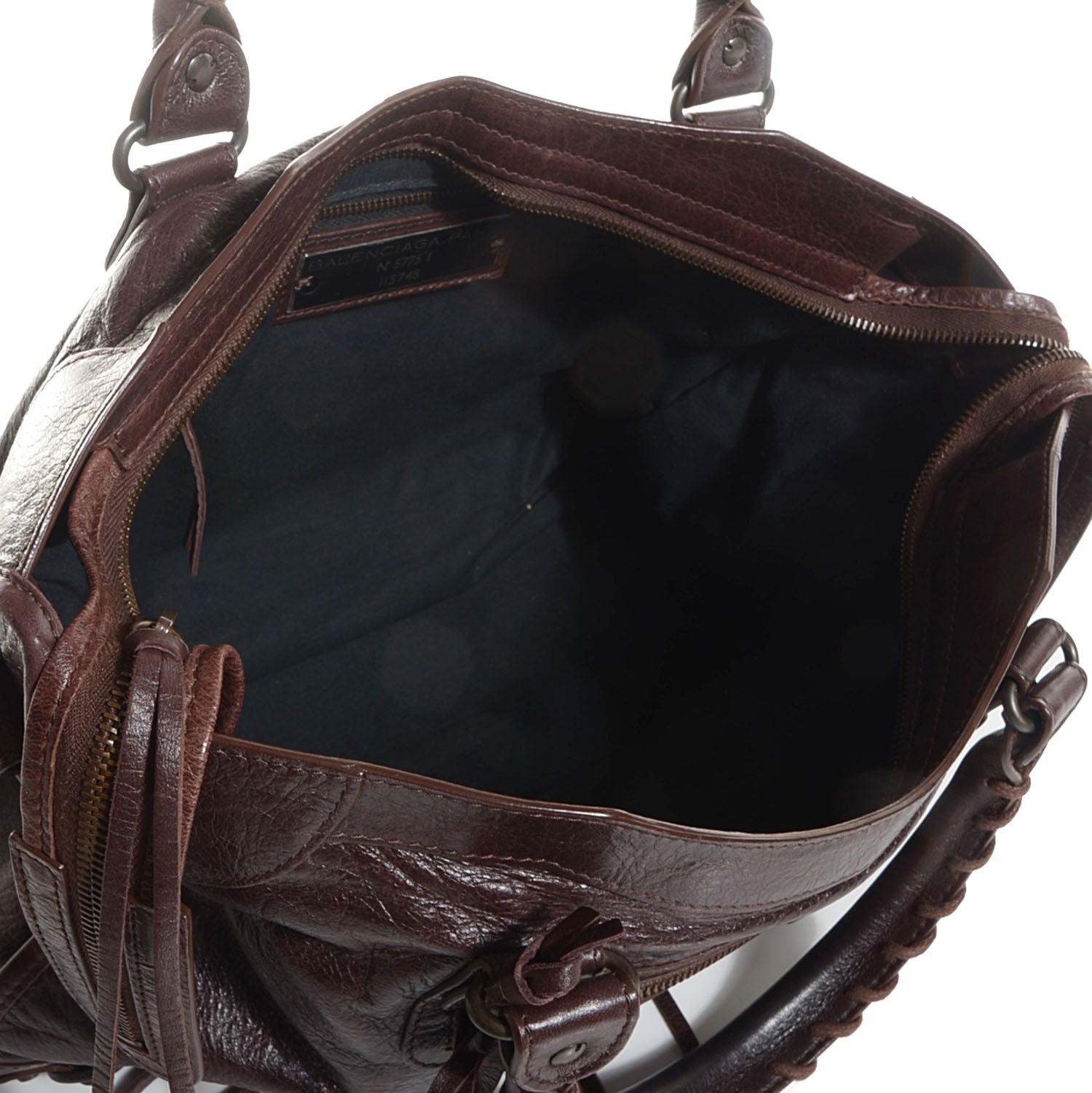 Balenciaga Agneau Classic Hardware City Cigare Fonce 6 of 17