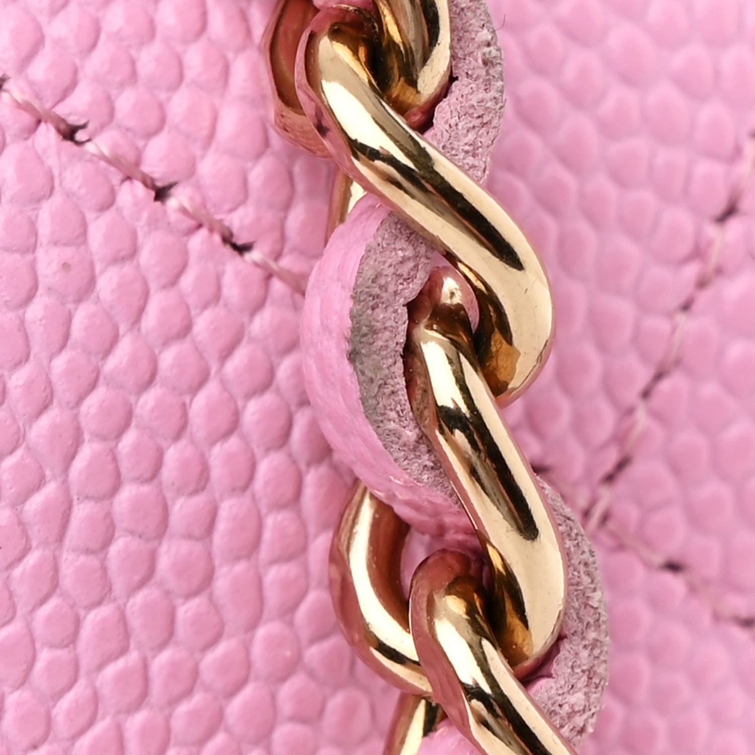 Chanel Caviar Quilted Wallet On Chain WOC Pink 13 of 15