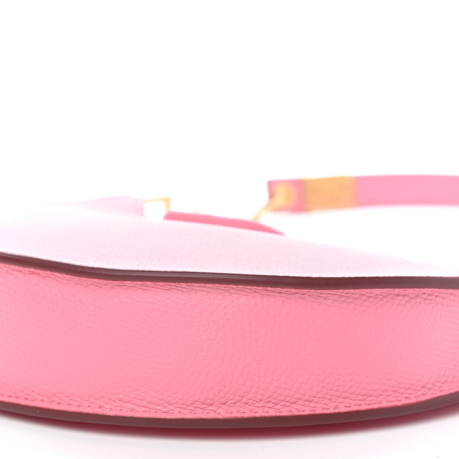 Valentino Garavani Grainy Calfskin Mini Vlogo Hobo Bag Flamingo Pink 7 of 7