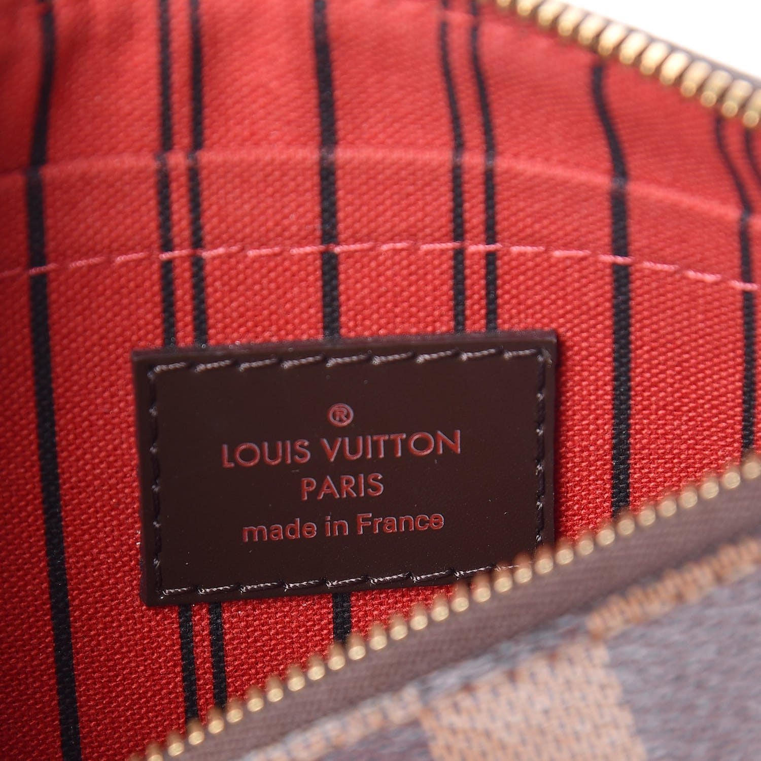 Louis Vuitton Damier Ebene Neverfull PM Pochette 6 of 12
