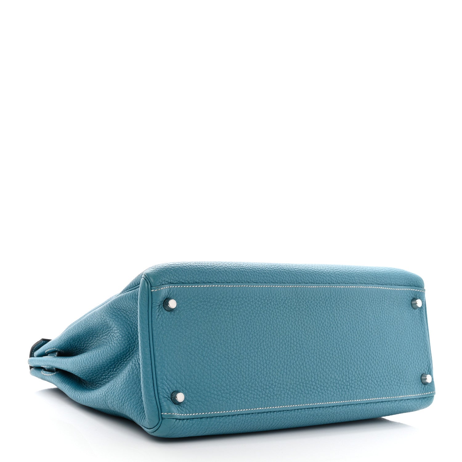 Hermes Togo Kelly Retourne 35 Blue Jean 3 of 9