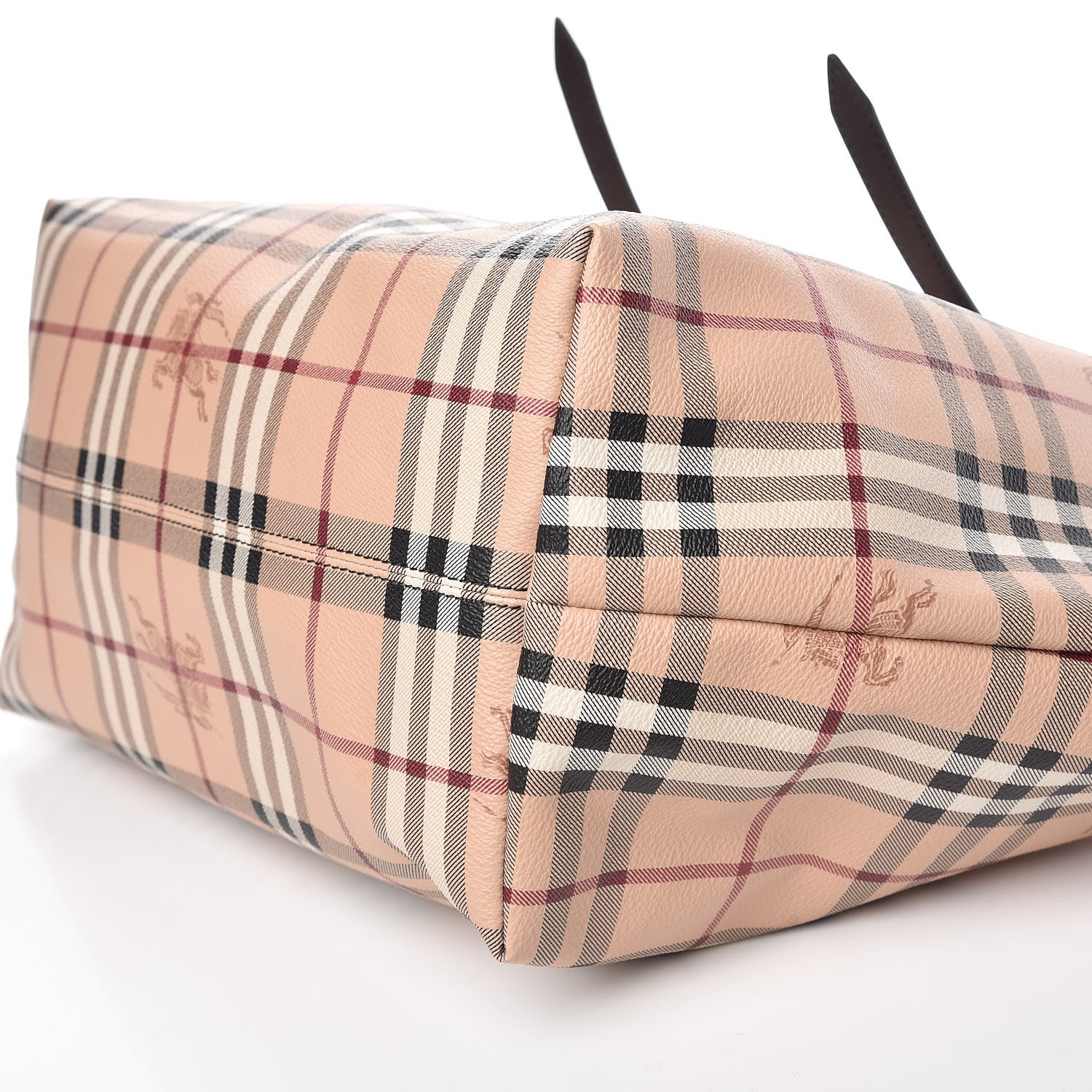 Burberry Haymarket Check Medium Salisbury Tote Chocolate 11 of 12