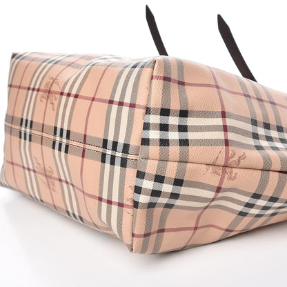Burberry Haymarket Check Medium Salisbury Tote Chocolate 11 of 12