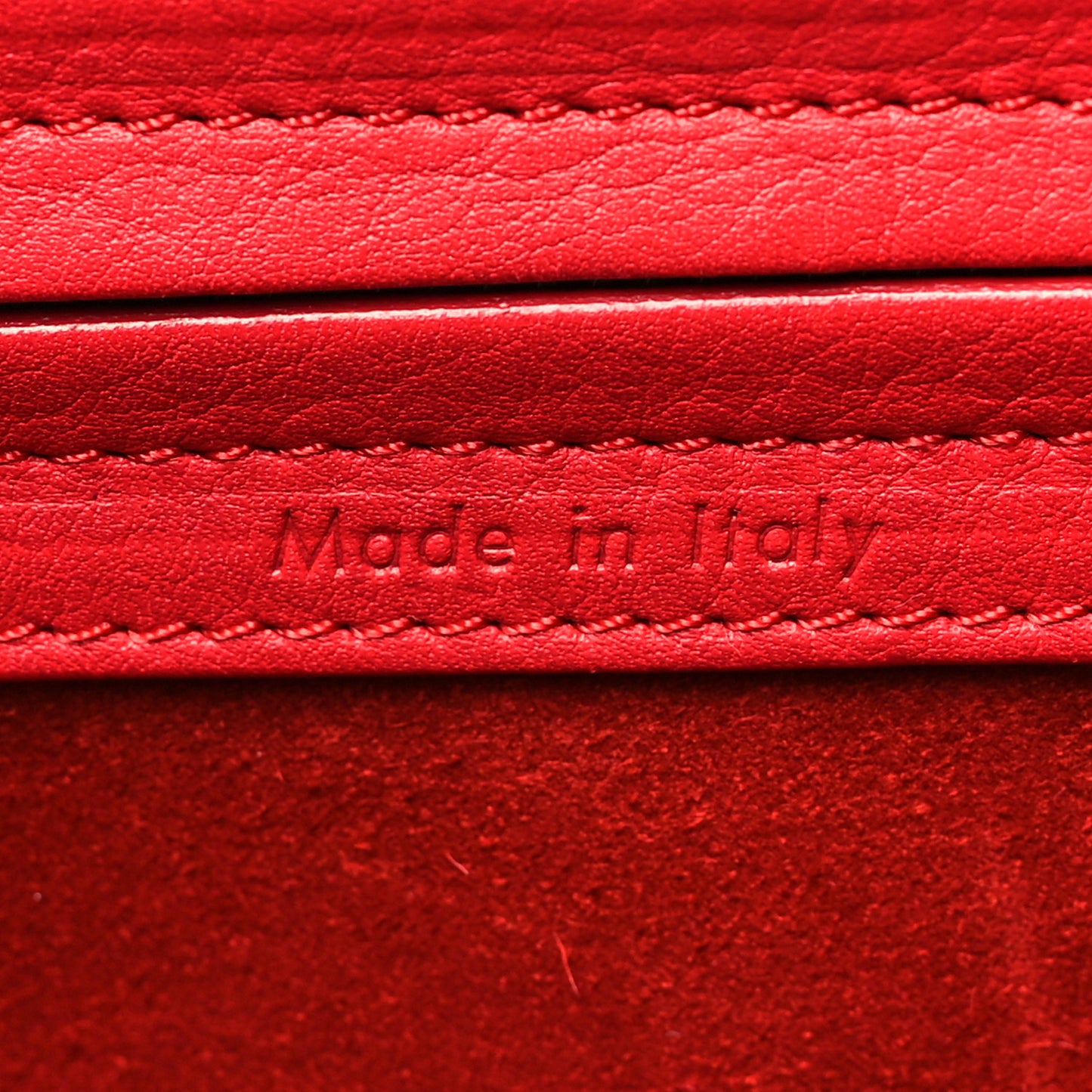 Supple Calfskin Medium Phantom Luggage Vermillion