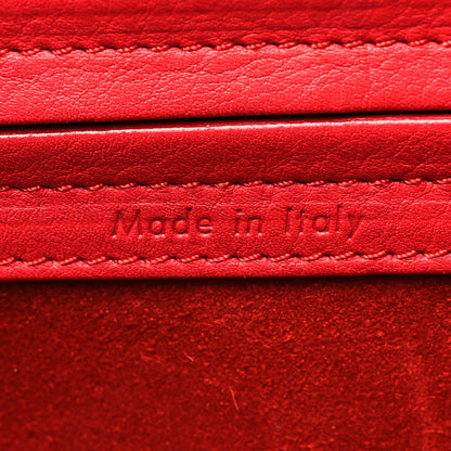 Celine Supple Calfskin Medium Phantom Luggage Vermillion 7 of 11