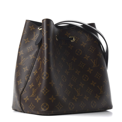 Louis Vuitton Monogram Neonoe MM Black 2 of 9