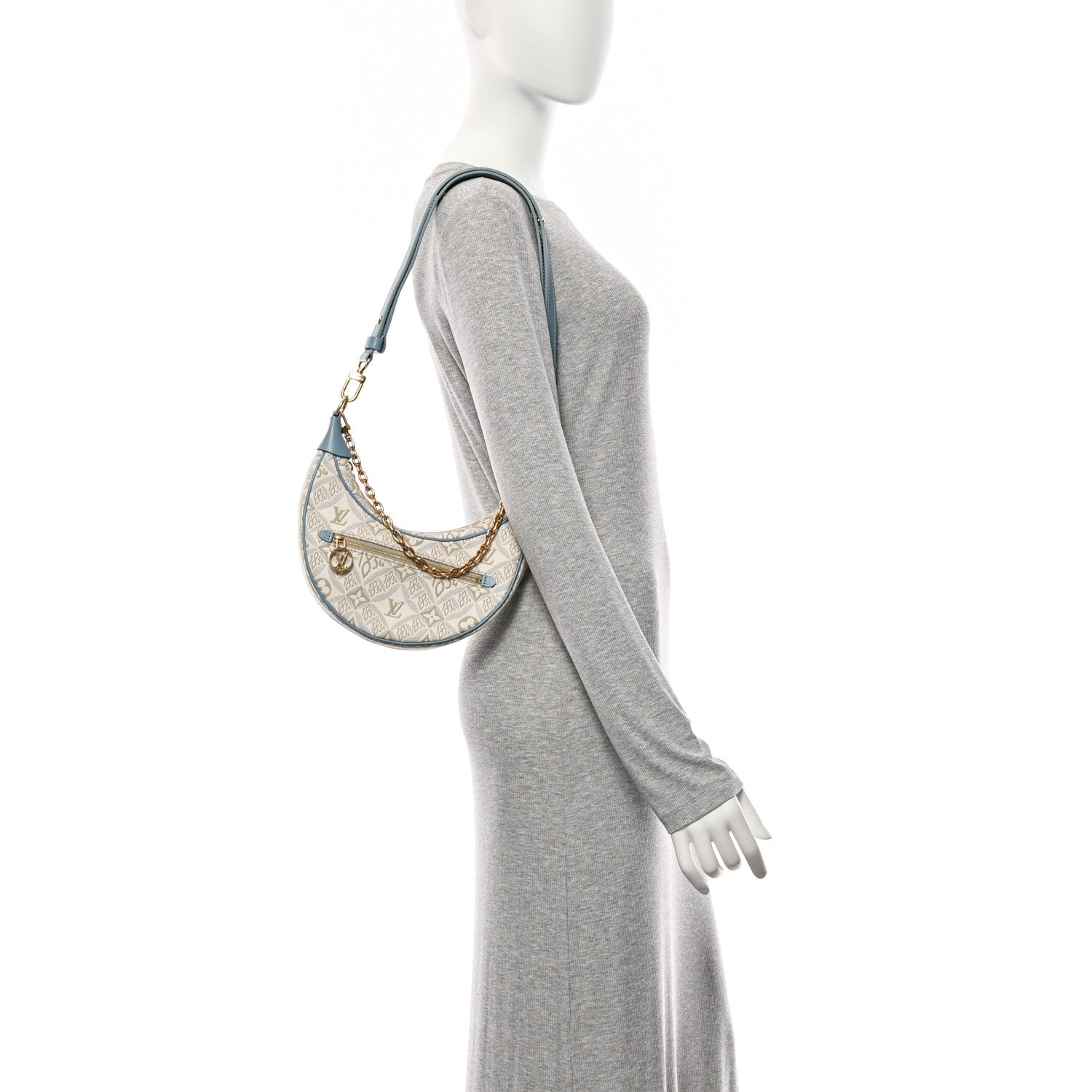 Louis Vuitton Jacquard Since 1854 Loop White Blue 2 of 9