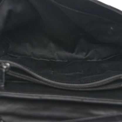 Saint Laurent Calfskin Y Quilted Monogram Monochrome Medium Loulou Chain Satchel Black 5 of 10