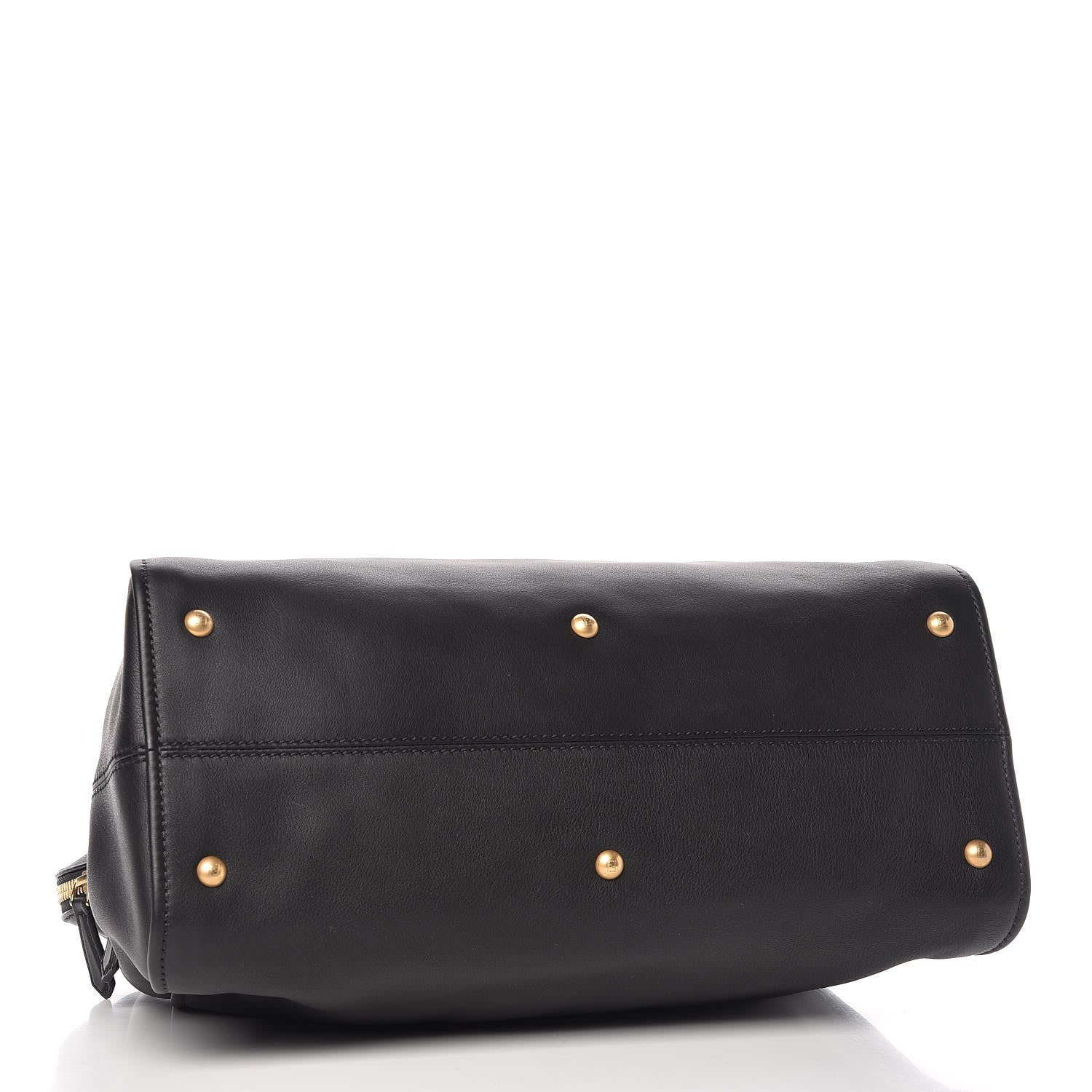 Fendi Vitello Dolce Marmol Large Chameleon Tote Black 5 of 13