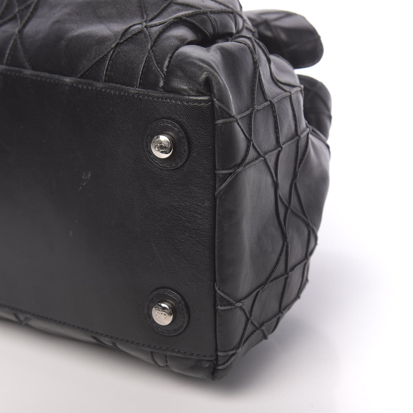 Lambskin Cannage Medium Le Trente Tote Black