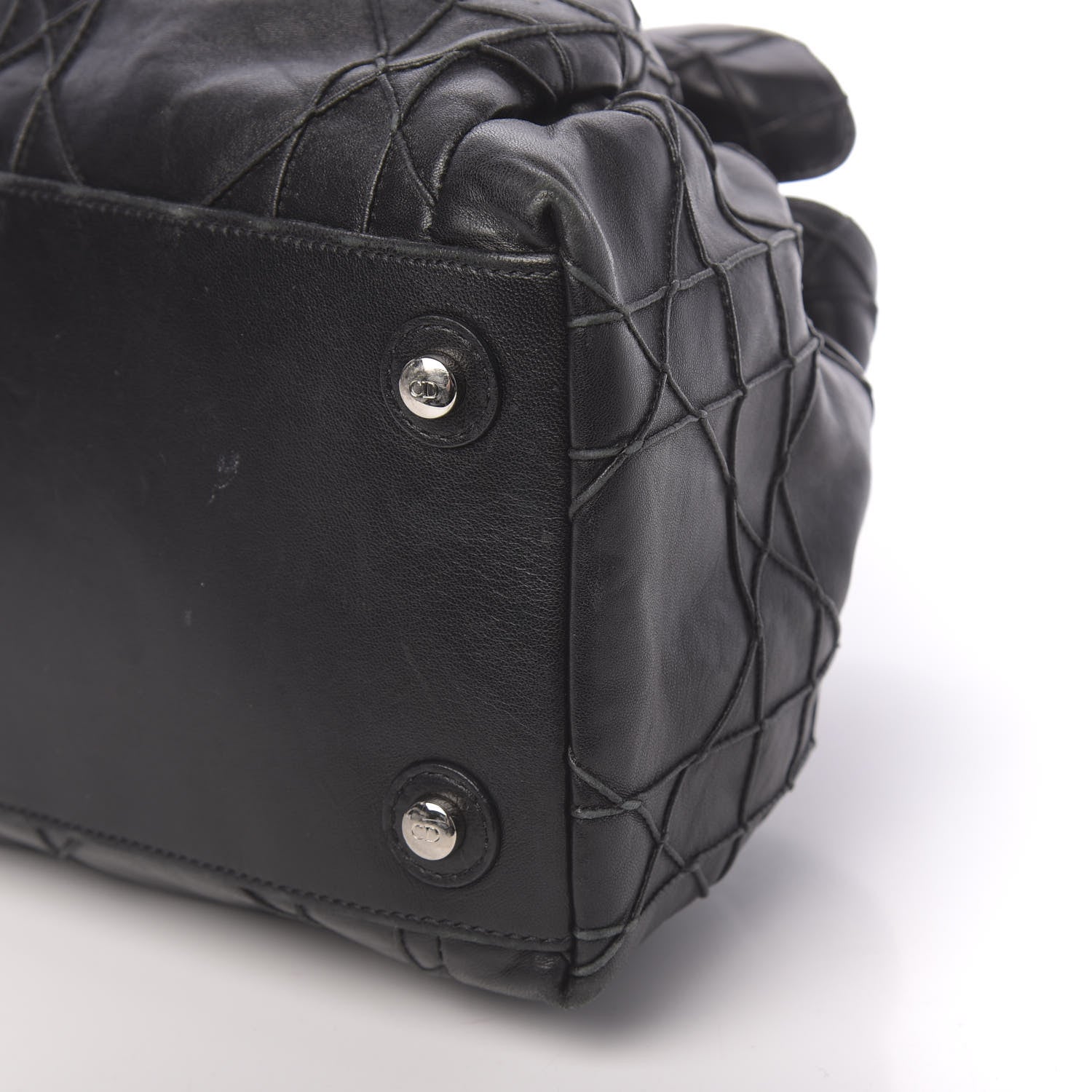 Christian Dior Lambskin Cannage Medium Le Trente Tote Black 17 of 17
