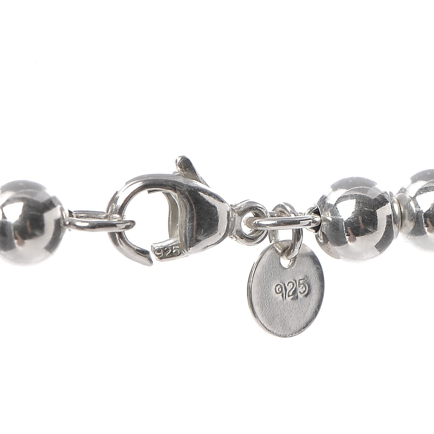 Tiffany Sterling Silver HardWear Graduated Ball Necklace 4 of 6