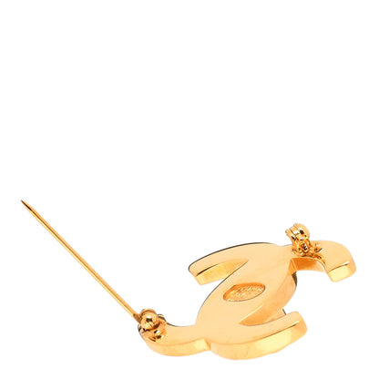Chanel Metal CC Turn Lock Brooch Gold 4 of 4