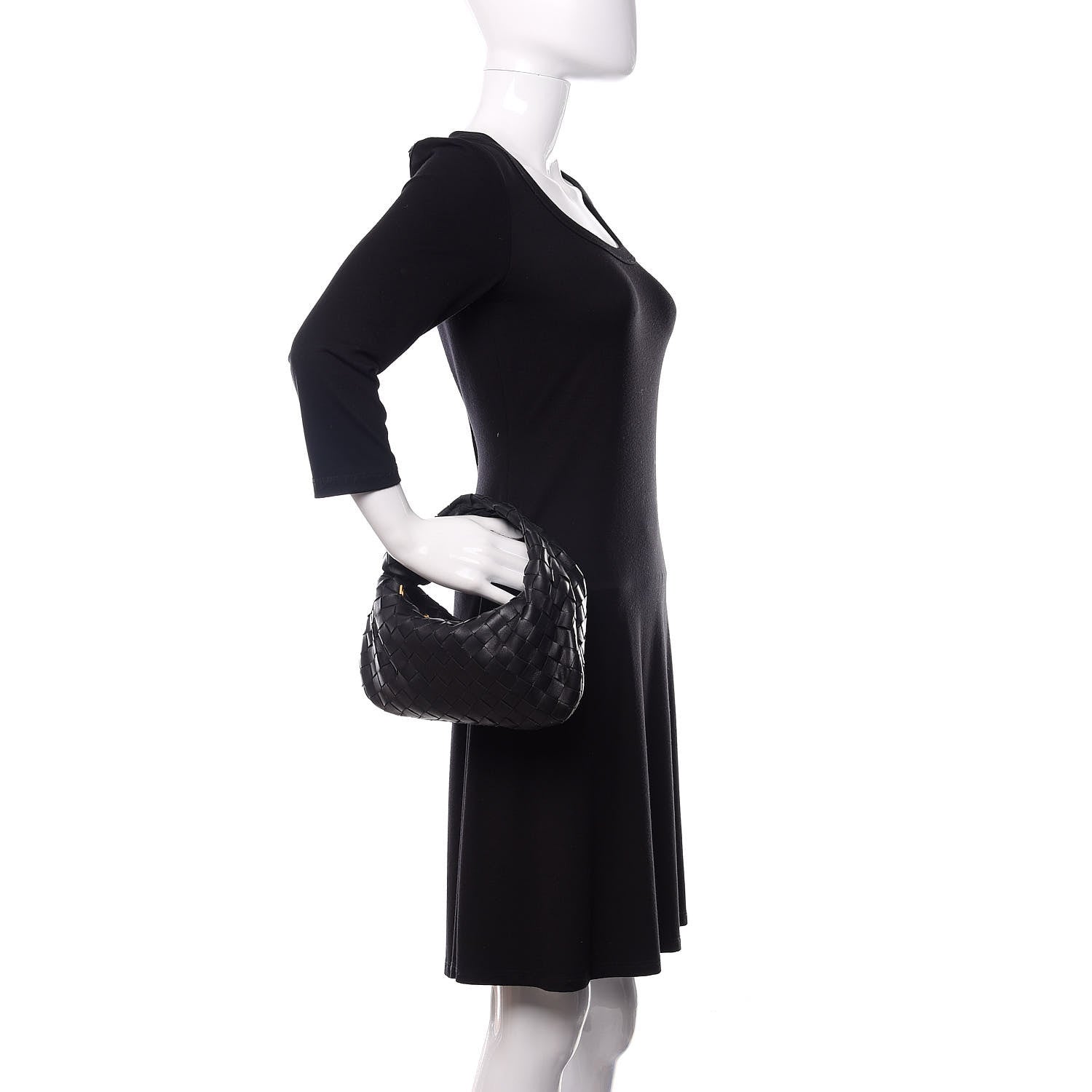 Bottega Veneta Nappa Intrecciato Mini Jodie Black 2 of 8