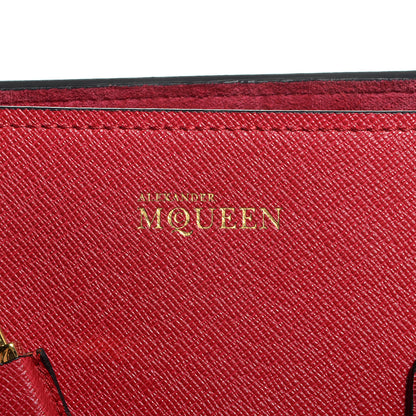 Alexander McQueen Saffiano Heroine Open Tote Red 6 of 9