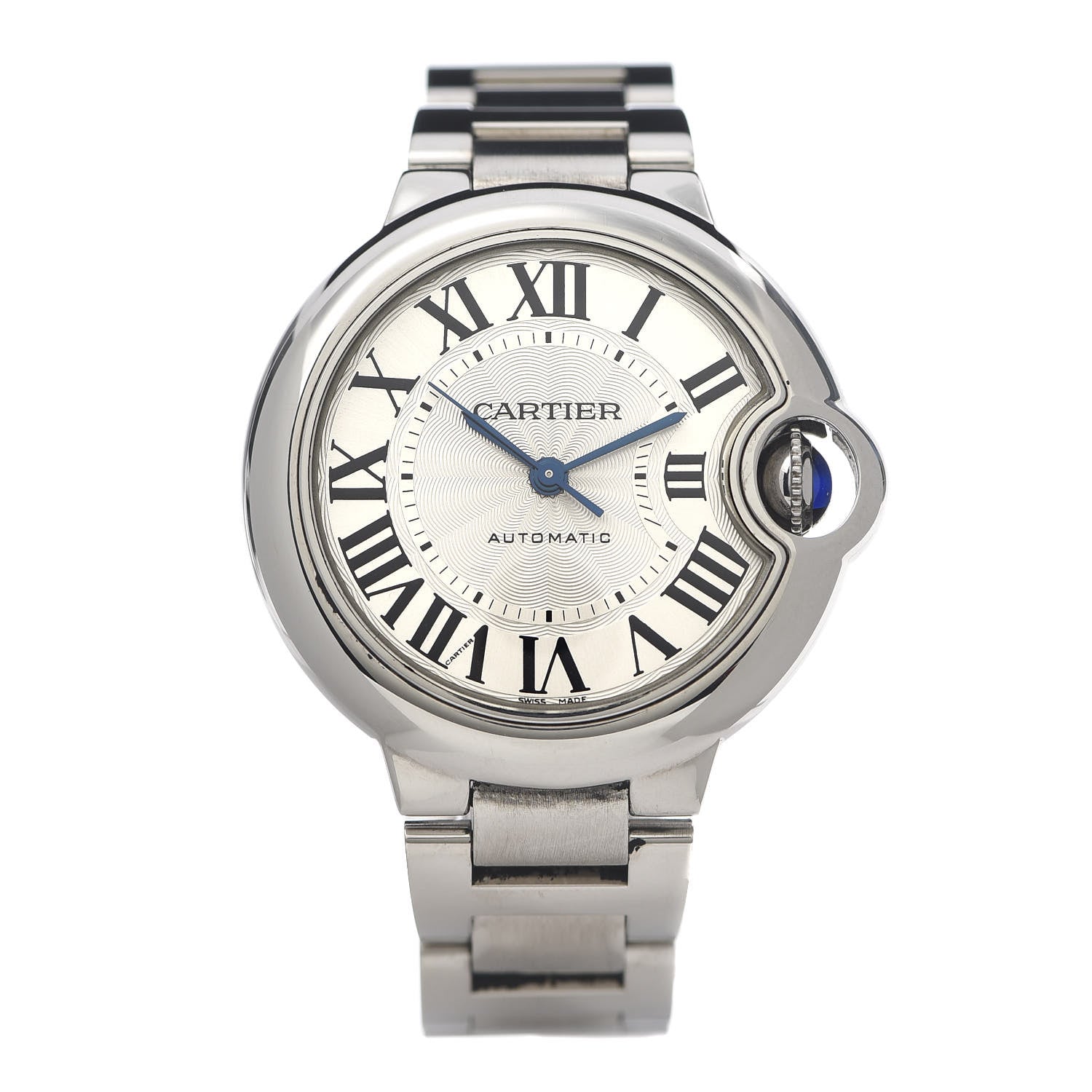 Cartier Stainless Steel 33mm Ballon Bleu De Automatic Watch 1 of 7