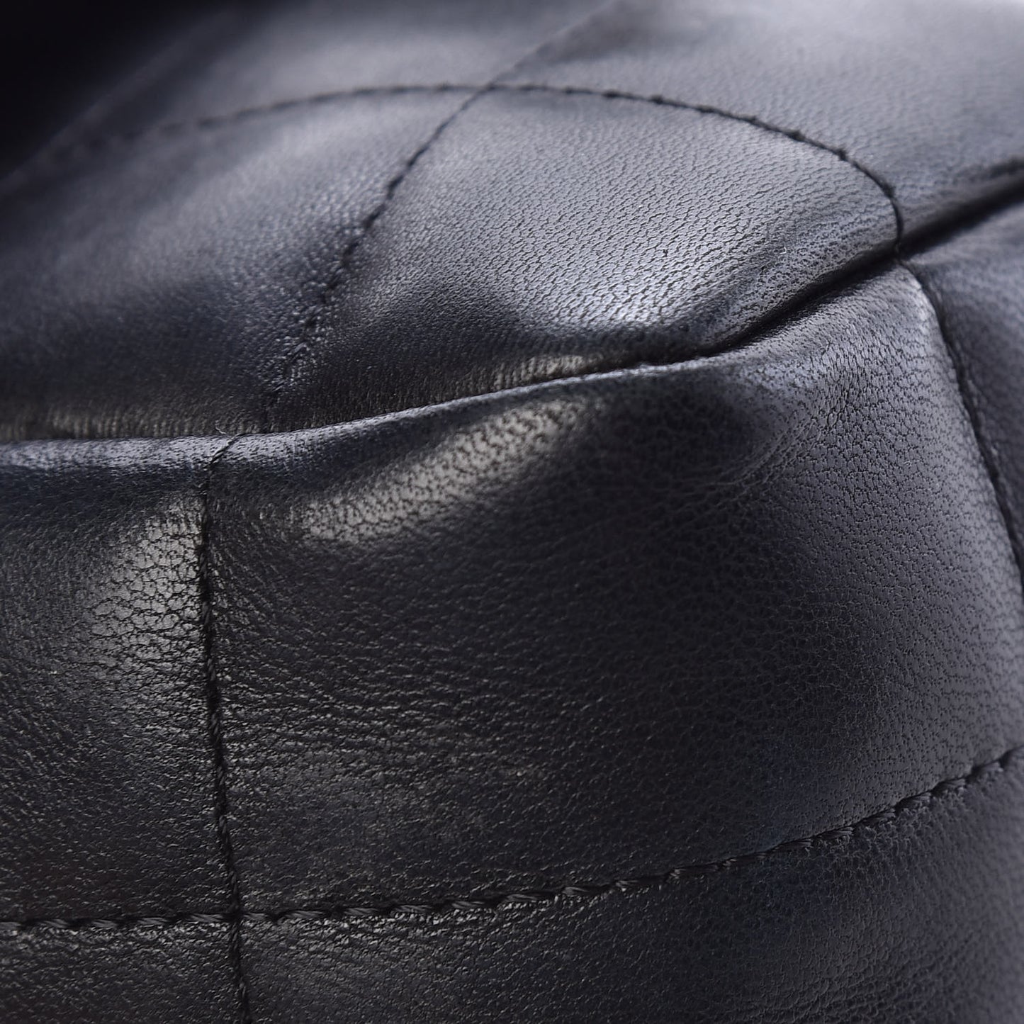 Lambskin Quilted Mini Chocolate Bar Camellia Flap Black