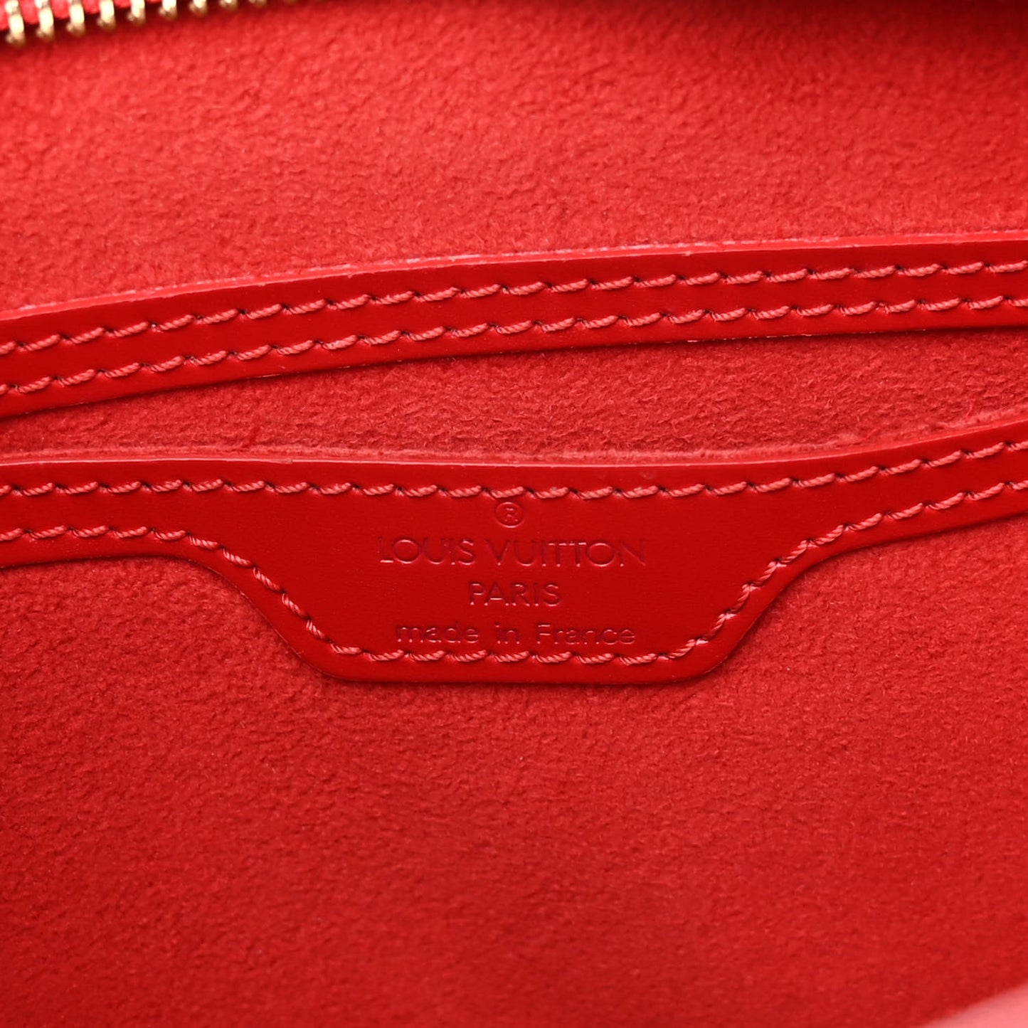 Epi Saint Jacques PM Long Straps Red