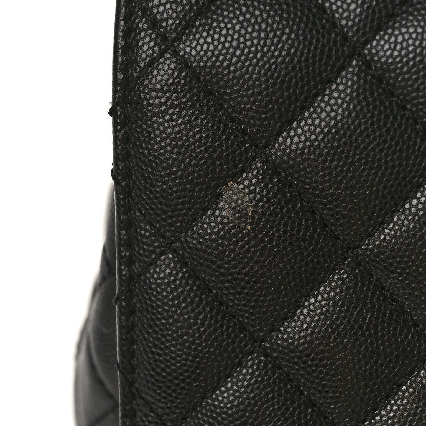 Caviar Quilted Small Coco Handle Flap Black