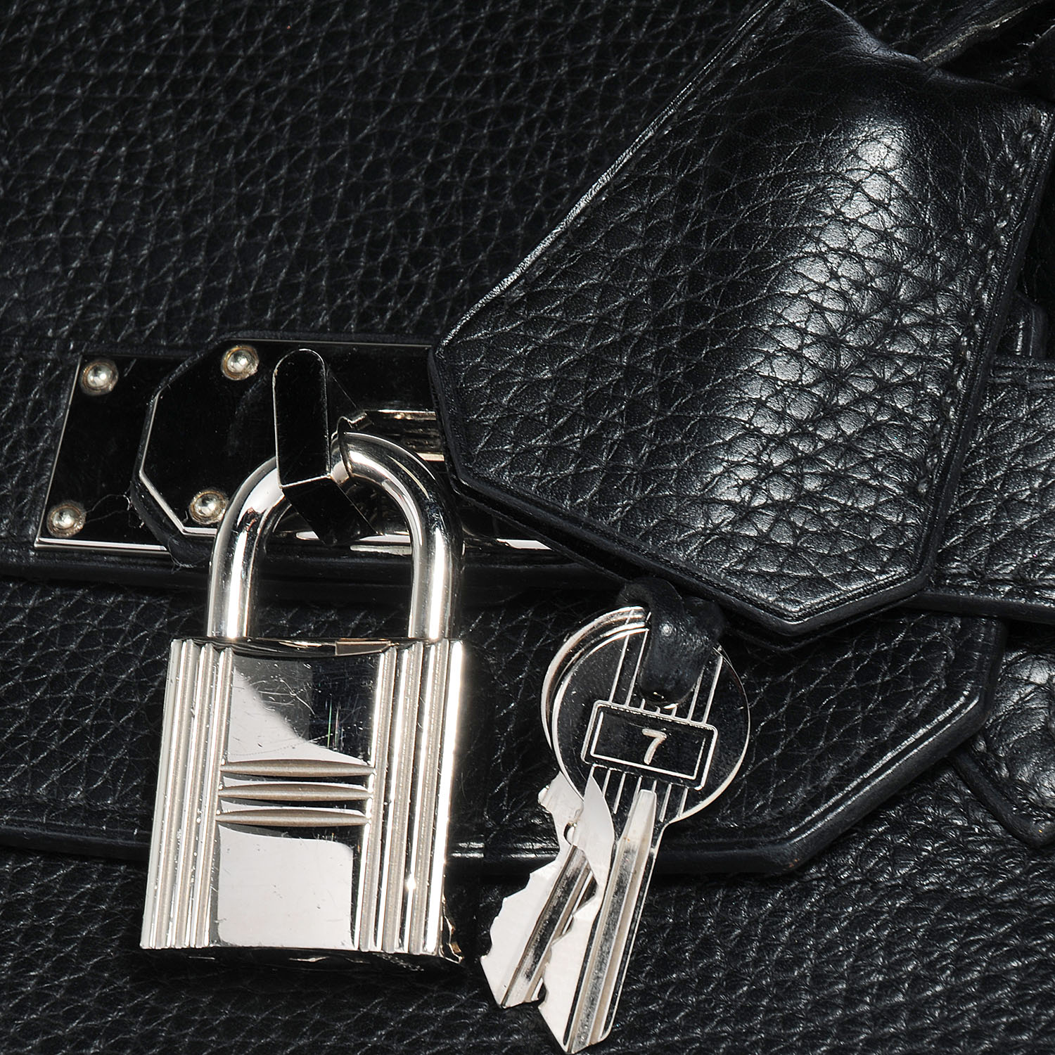 Hermes Taurillon Clemence JPG Birkin 42 Black 10 of 10